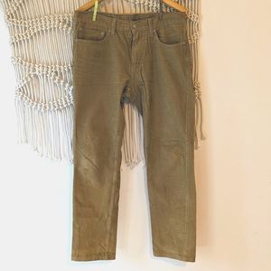 Beige/Gold Corduroy Levi's 511 32x30